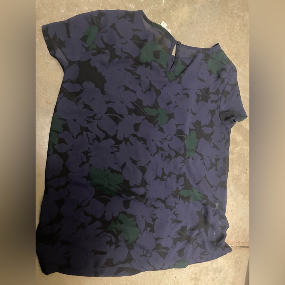 LOFT SZ S Floral Patterned Blouse